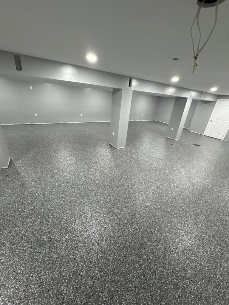 enfield ct basement epoxy flooring moisture barrier 